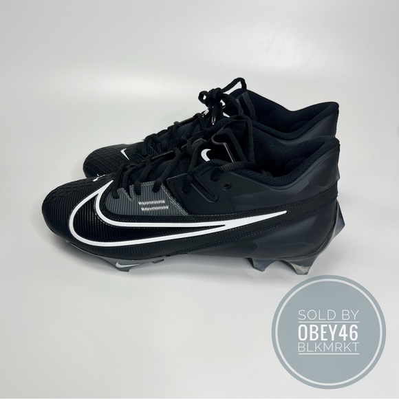 Nike Vapor Edge Elite 360 2 Football CleatsBlack White 9